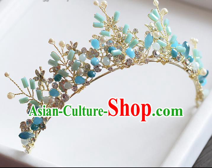 Traditional Jewelry Accessories, Palace Princess Bride Royal Crown, Imperial Royal Crown, Wedding Hair Accessories, Baroco Style Crystal Headwear for Women