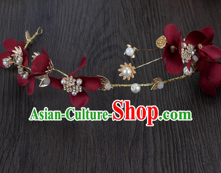 Traditional Jewelry Accessories, Princess Hair Accessories, Bride Wedding Hair Accessories, Headwear, Baroco Style Flowers Hair Claw for Women