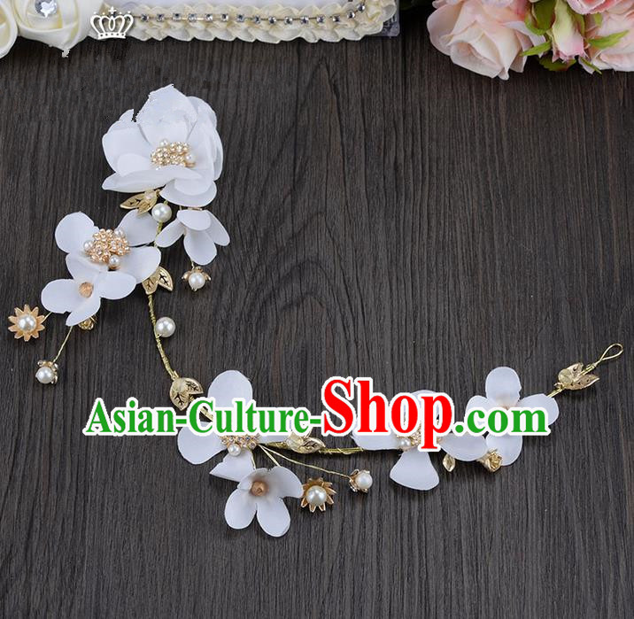 Traditional Jewelry Accessories, Princess Hair Accessories, Bride Wedding Hair Accessories, Headwear, Baroco Style Flowers Hair Claw for Women