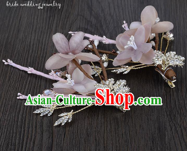 Traditional Jewelry Accessories, Princess Hair Accessories, Bride Wedding Hair Accessories, Headwear, Baroco Style Flowers Hair Claw for Women