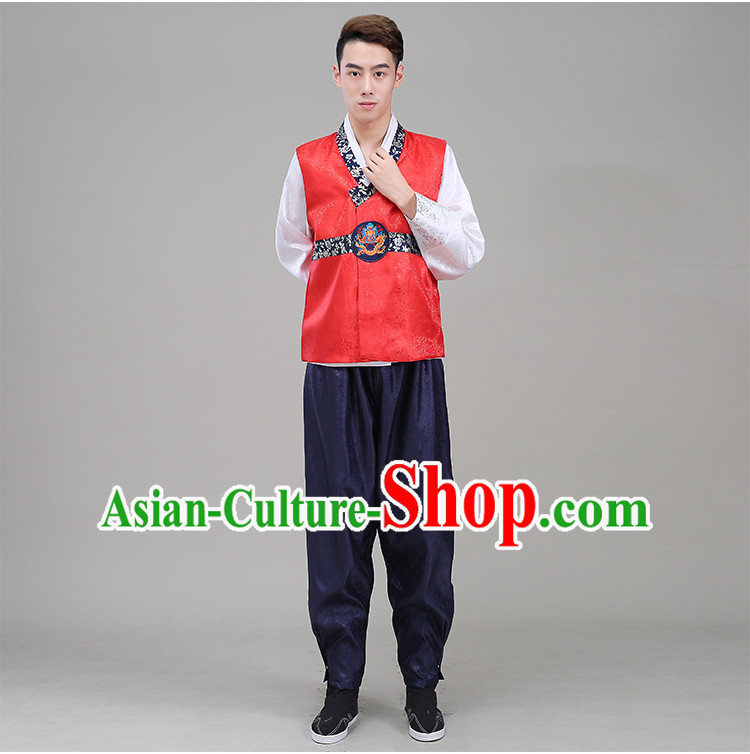 Korean Traditional Formal Dress Men Clothes Traditional Korean Traditional Costumes Wedding Dress Full Dress Formal Attire Ceremonial Dress Court