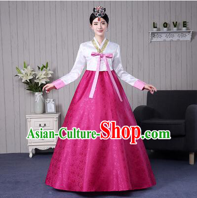 Korean Traditional Women Costumes Korean Ancient Clothes Wedding Full Dress Formal Attire Ceremonial Clothes Court Stage Dancing