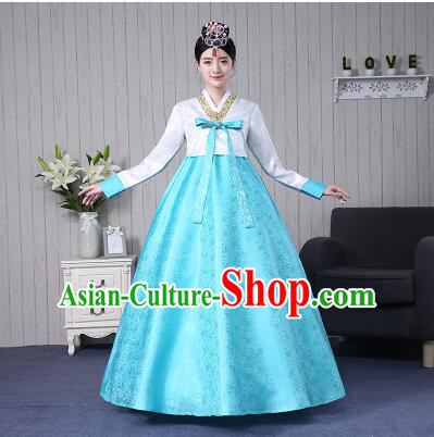 Korean Traditional Bride Dress Wedding Clothes Costumes Korean Ancient Clothes Wedding Full Dress Formal Attire Ceremonial Clothes Court Stage Dancing