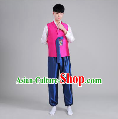 Korean Men Dancing Clothes Men Stage Costumes Traditional Costumes Korean Full Dress Formal Attire Ceremonial Dress  Dae Jang Geum High Quality