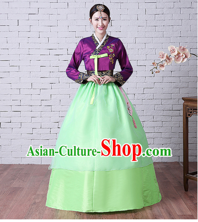 Korean Traditional Costumes Ancient Clothes Wedding Dress Korean Full Dress Formal Attire Ceremonial Dress Court Stage Dancing