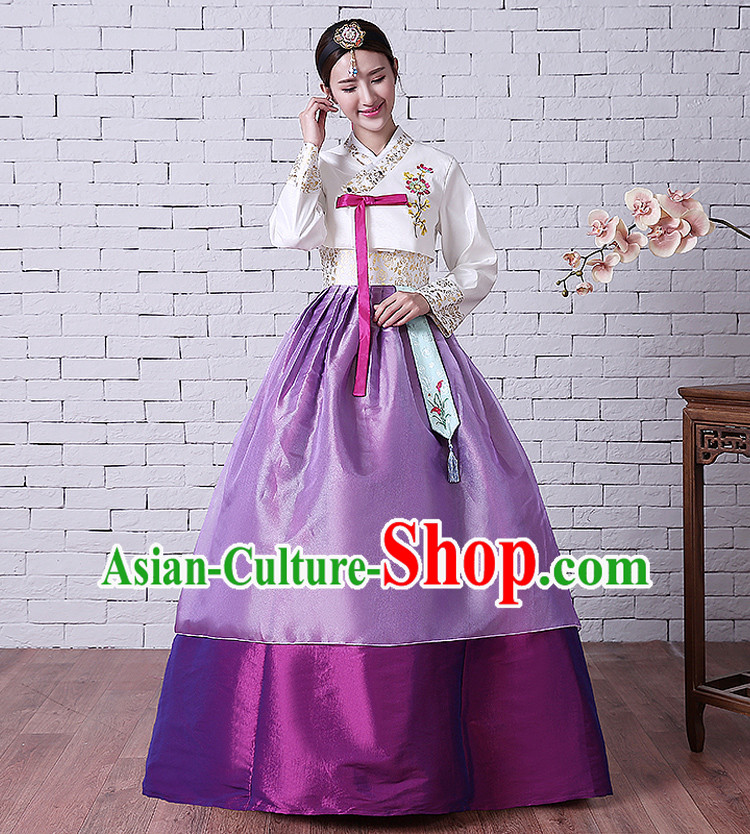 Korean Traditional Costumes Ancient Clothes Wedding Dress Korean Full Dress Formal Attire Ceremonial Dress Court Stage Dancing