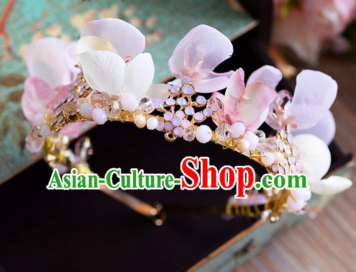 Traditional Jewelry Accessories, Princess Wedding Hair Accessories, Bride Wedding Hair Accessories, Headwear, Baroco Style Handmade Flowers Feather Hair Claw for Women