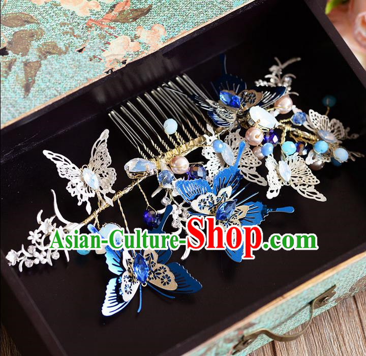 Chinese Ancient Style Hair Jewelry Accessories, Hairpins, Hanfu Xiuhe Suits Wedding Bride Headwear, Headdress, Imperial Empress Handmade Hair Fascinators for Women