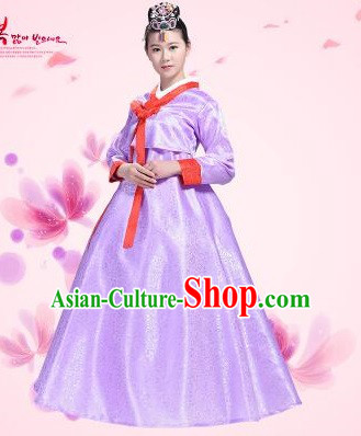 Korean Traditional Costumes Clothes Korean Full Dress Formal Attire Ceremonial Dress Court Stage Dancing