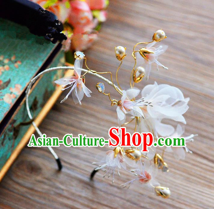 Traditional Jewelry Accessories, Princess Wedding Hair Accessories, Bride Wedding Hair Accessories, Headband, Baroco Style Handmade Crystal Pearl Hair Claw for Women