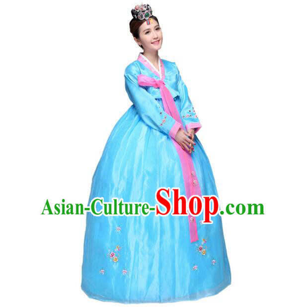 Korean Wedding Dress Traditional Costumes Ancient Clothes Full Dress Formal Attire Ceremonial Dress Court Stage Dancing Dae Jang Geum