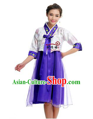 Women Shirt Skirt Korean Clothes Show Costume Shirt Sleeves Korean Traditional Dress Dae Jang Geum White Top Blue Skirt