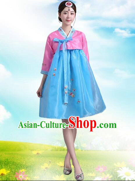 Korean Traditional Dress Women Costumes Bride Dress Clothes Korean Full Dress Formal Attire Ceremonial Dress Court Stage Dancing