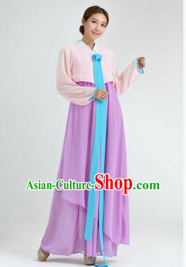 Korean Traditional Dress Women Clothes Show Costume Shirt Sleeves Korean Traditional Dress Dae Jang Geum Pink Top Purple Skirt