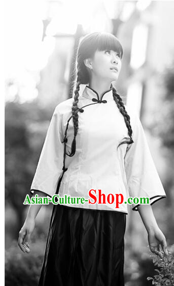 Chinese Traditional Clothes Min Guo Time Female Clothing Nobel Lady Stage costumes Ladies