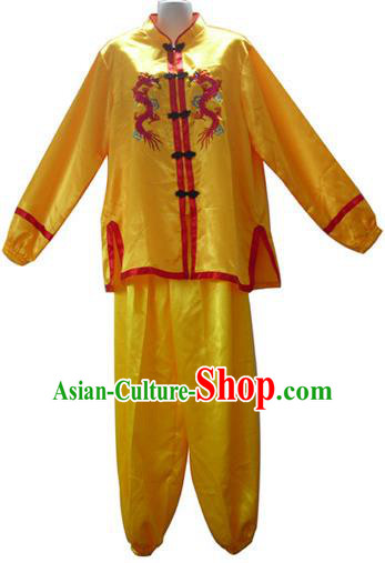 Traditional Chinese Dragon Dance Costume, Folk Lion Dance Costume For Men