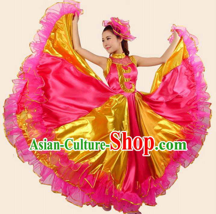 Traditional Chinese Modern Dancing Costume, Women Opening Dance Costume, Modern Dance Dress for Women