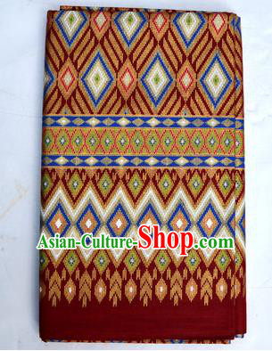 Traditional Asian Thai Sarees and Dress Gilded Material, Thai Gilded Clothes and Fabrics for Women