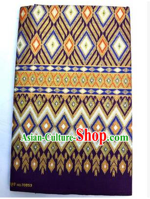 Traditional Asian Thai Sarees and Dress Gilded Material, Thai Gilded Clothes and Fabrics for Women