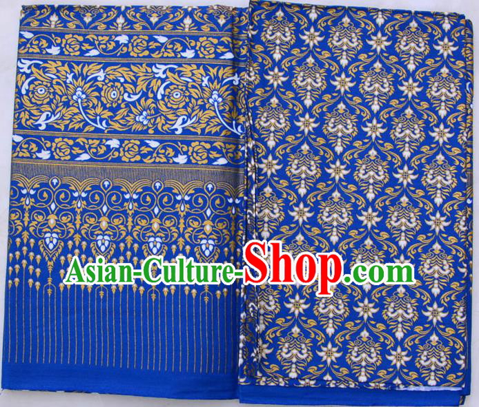 Traditional Asian Thai Sarees and Dress Gilded Material, Thai Gilded Clothes and Fabrics for Women