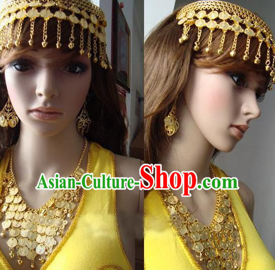 Traditional India Hair Accessories, Indian Headwear, Traditional Belly Dance Headdress, Stage Accessories