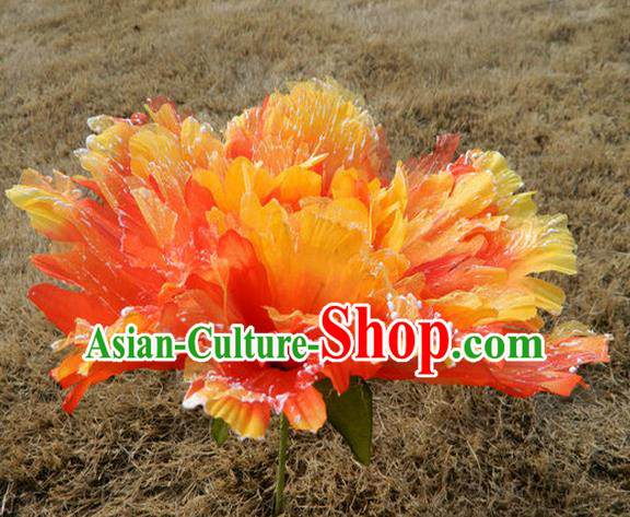 Traditional Chinese Dance Folk Dance Stage Flowers Props Simulation Peony Props