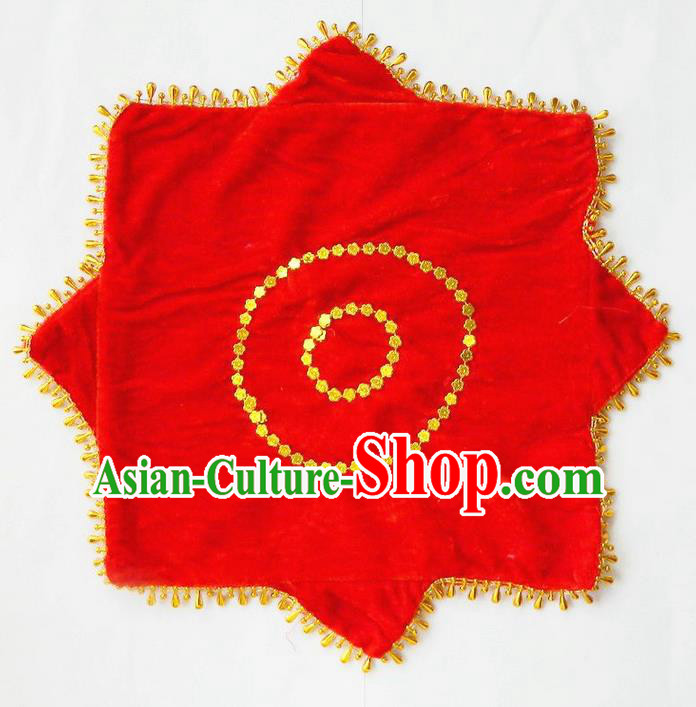 Traditional Chinese Dance Folk Dance Stage Props Handkerchief Er Ren Zhuan Props Large Handkerchief Anise Towel