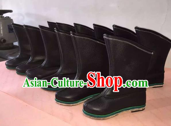 Traditional Chinese Minority Mongol Nationality Ethnic Minorities Mongolian Cowhide Boots Mongolian Jockey Boots Tanks Boots