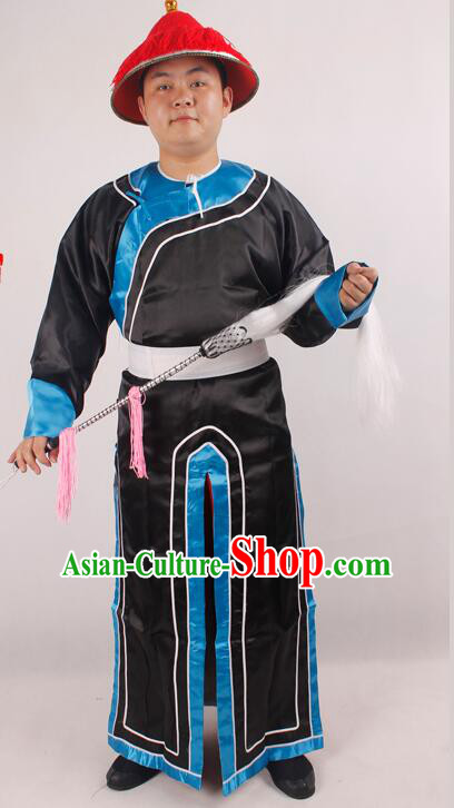 Acient Qing Dynasty Costume Eunuch Clothing Bodyguard Main Harem Zhen Huan Sketch Costumes For Men