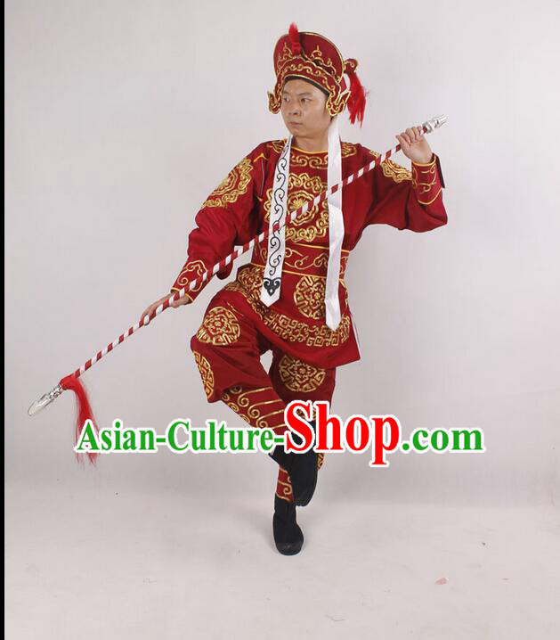 Beijing Opera Drama Supplies Costumes Player Male Soldiers Clothing Men Clothing