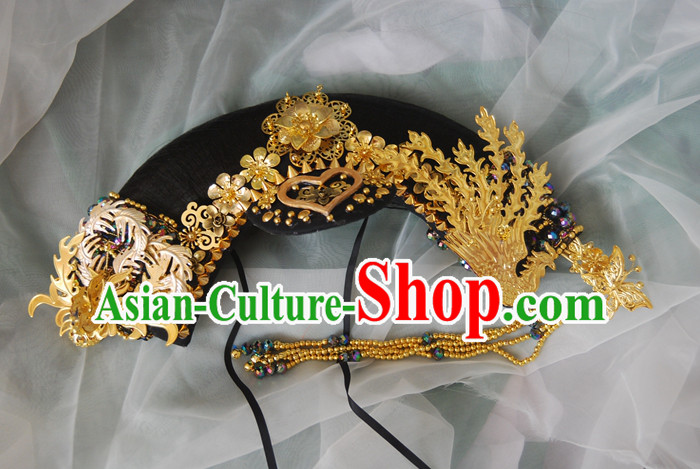 Chinese Ancient Style Hair Jewelry Accessories, Hairpins, Headwear, Headdress, Hair Fascinators, Qing Dynasty Imperial Empress Zhenhuan Handmade Phoenix Wig and Hair Accessories for Women