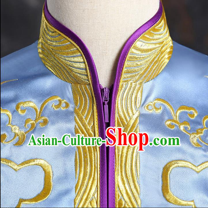 Ancient Chinese Costume Chinese Style Wedding Dress Ancient Long Dragon And Phoenix Flown Groom Toast Clothing For Men