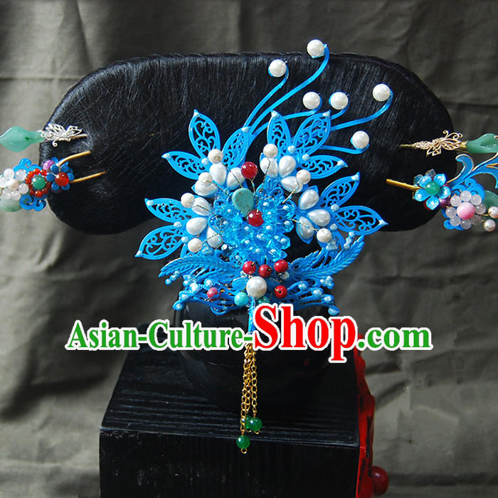 Chinese Ancient Style Hair Jewelry Accessories, Headwear, Headdress, Hanfu Bride Wedding Hairpins, Hair Fascinators for Women