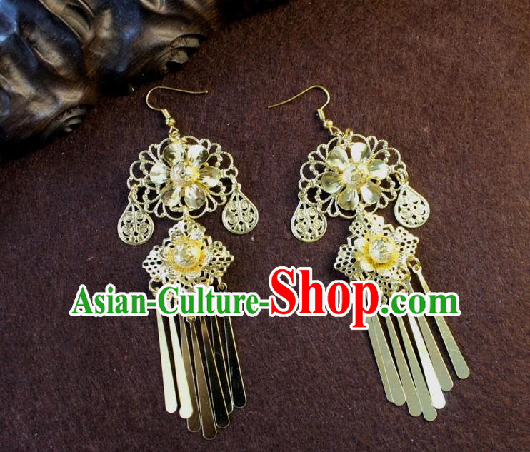 Ancient Chinese Style Imperial Palace Empress Queen Earrings