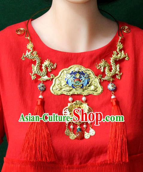 Chinese Imperial Queen Necklace, Empress Necklaces, Wedding Accessories For Women