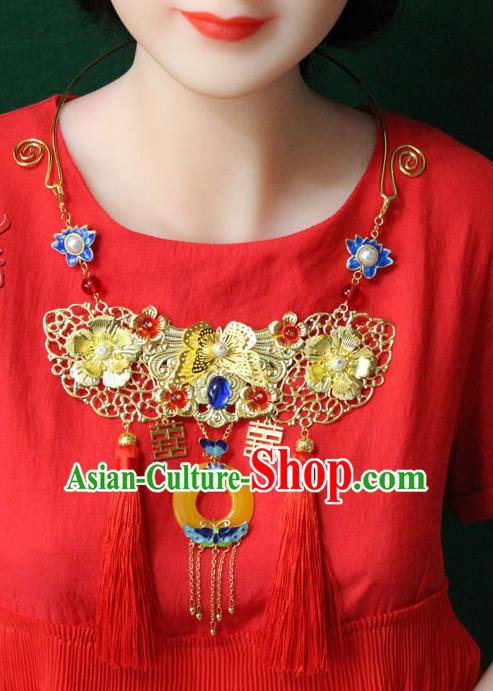 Chinese Imperial Queen Necklace, Empress Necklaces, Wedding Accessories For Women