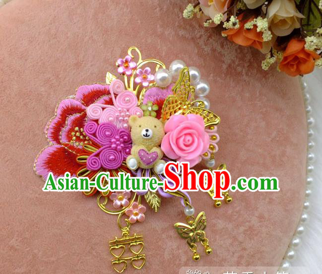 Chinese Ancient Style Hair Jewelry Accessories, Xiuhe Suit Tang Dynasty Hairpins, Headwear, Headdress, Hair Fascinators for Women