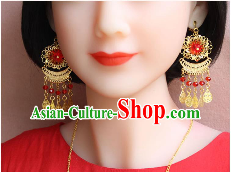 Ancient Chinese Style Imperial Palace Empress Queen Earrings
