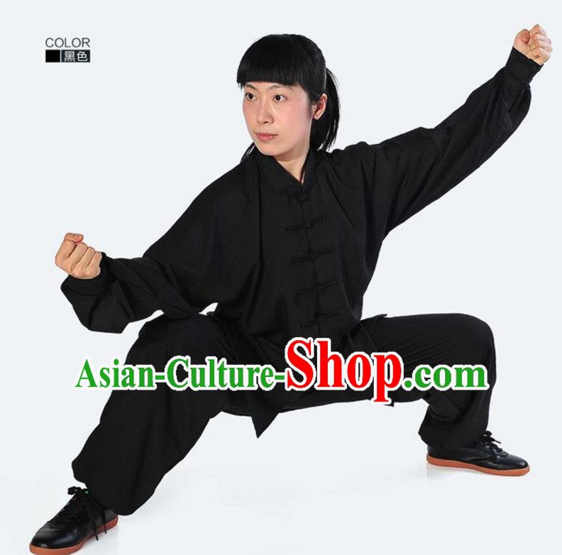 Top Kung Fu Flax Costume Jacket Uniform Martial Arts Clothes Shaolin Uniform Kungfu Uniforms Supplies for Men Women Adults Kids