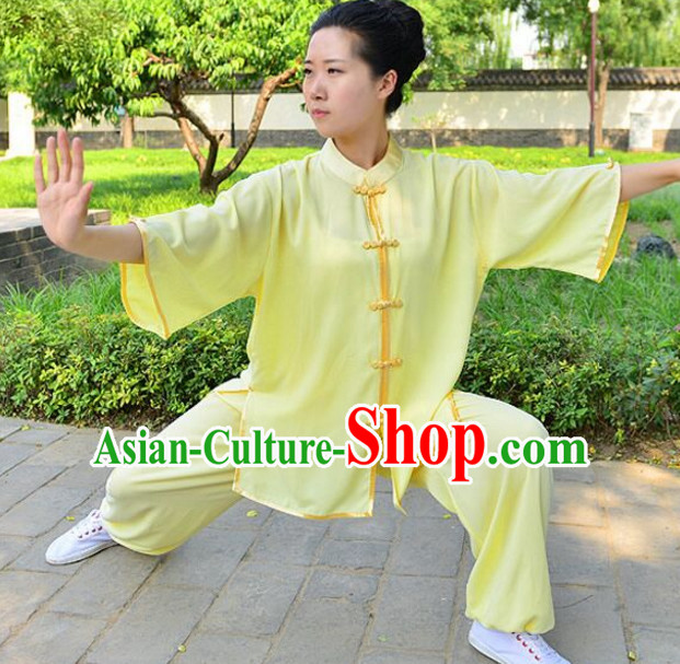 Top Kung Fu Silk Cotton Clothing Mandarin Costume Jacket Martial Arts Clothes Shaolin Uniform Kungfu Uniforms Supplies for Men Women Adults Children