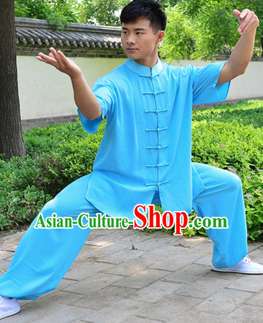 Top Kung Fu Silk Cotton Clothing Mandarin Costume Jacket Martial Arts Clothes Shaolin Uniform Kungfu Uniforms Supplies for Men Women Adults Children