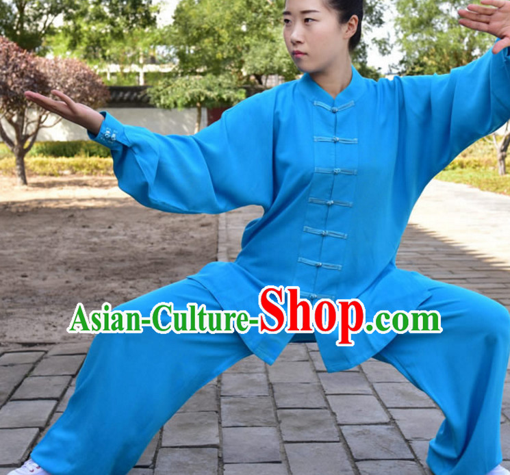 Top Kung Fu Silk Cotton Clothing Mandarin Costume Jacket Martial Arts Clothes Shaolin Uniform Kungfu Uniforms Supplies for Men Women Adults Children