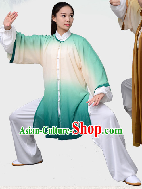 Top Tai Chi Uniforms Kung Fu Costume Martial Arts Kung Fu Training Uniform Gongfu Shaolin Wushu Clothing for Men Women Adults Children