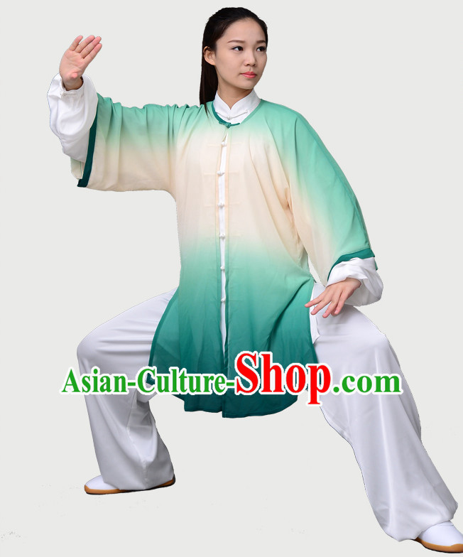 Top Tai Chi Uniforms Kung Fu Costume Martial Arts Kung Fu Training Uniform Gongfu Shaolin Wushu Clothing for Men Women Adults Children