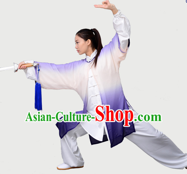 Top Tai Chi Uniforms Kung Fu Costume Martial Arts Kung Fu Training Uniform Gongfu Shaolin Wushu Clothing for Men Women Adults Children