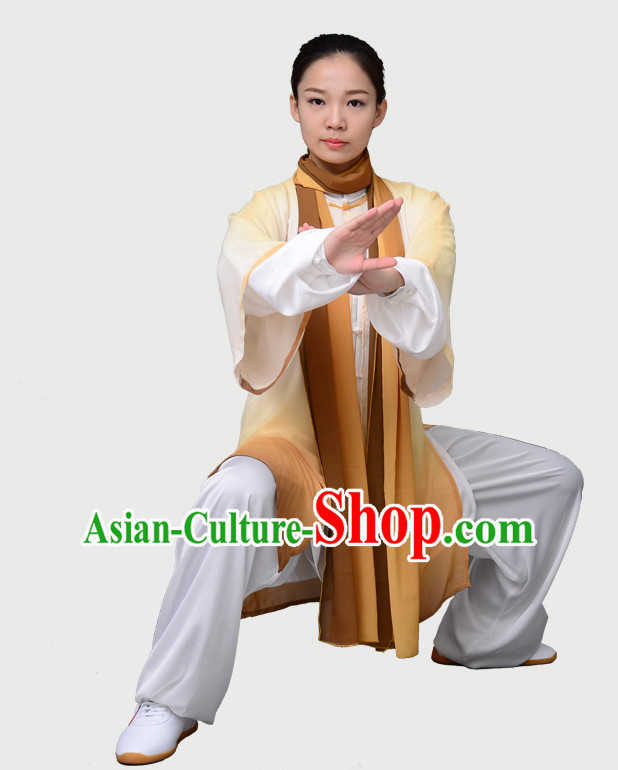 Top Tai Chi Uniforms Kung Fu Costume Martial Arts Kung Fu Training Uniform Gongfu Shaolin Wushu Clothing for Men Women Adults Children