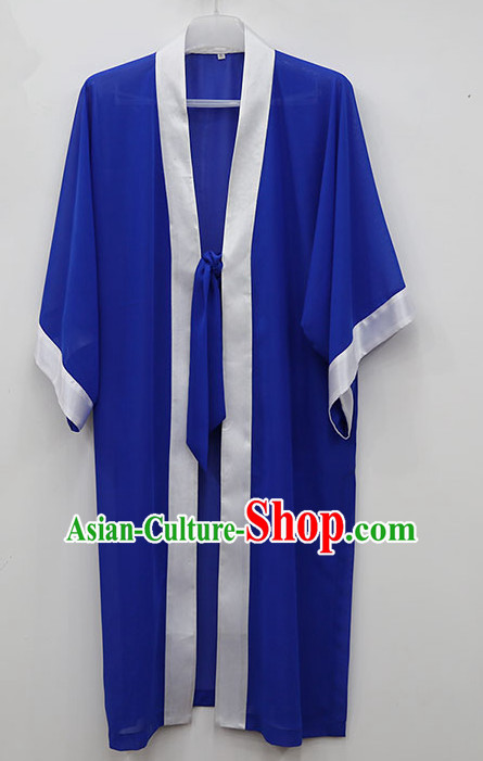 Blue Wudang Uniform Taoist Uniform Kungfu Kung Fu Clothing Clothes Pants Shirt Supplies Wu Gong Outfits Mantle Cape