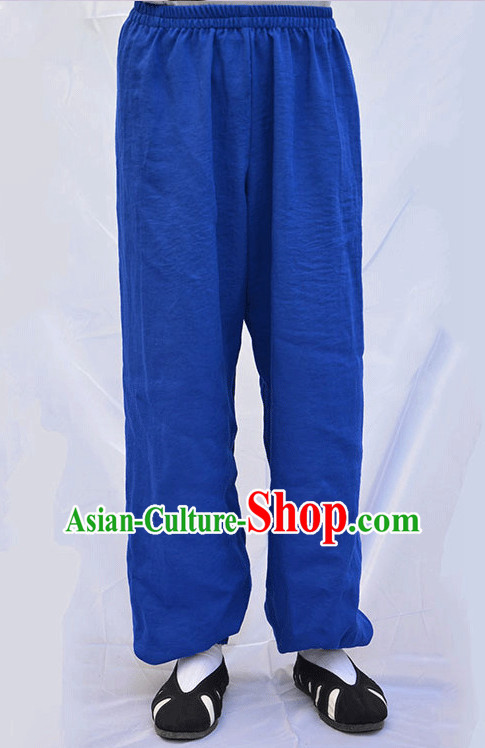 Wudang Uniform Taoist Uniform Kungfu Kung Fu Clothing Clothes Pants Shirt Supplies Wu Gong Outfits Flax Pants