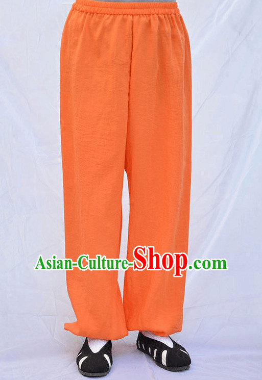 Wudang Uniform Taoist Uniform Kungfu Kung Fu Clothing Clothes Pants Shirt Supplies Wu Gong Outfits Flax Pants