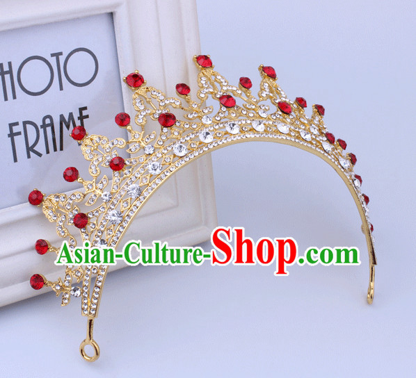 Traditional Chinese Style Princess Empress Queen Brides Wedding Headpieces Hair Fascinators Jewelry Decorations Hairpins Phoenix Crown Coronet